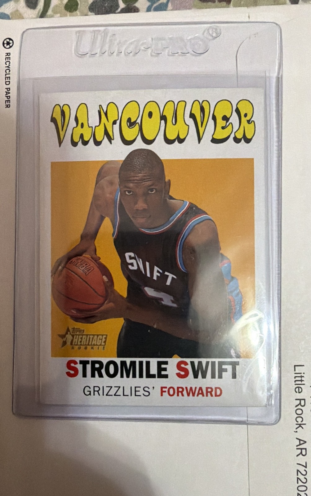 2000-01 Topps Heritage – Stromile Swift #26 – 814/1972 (RC)