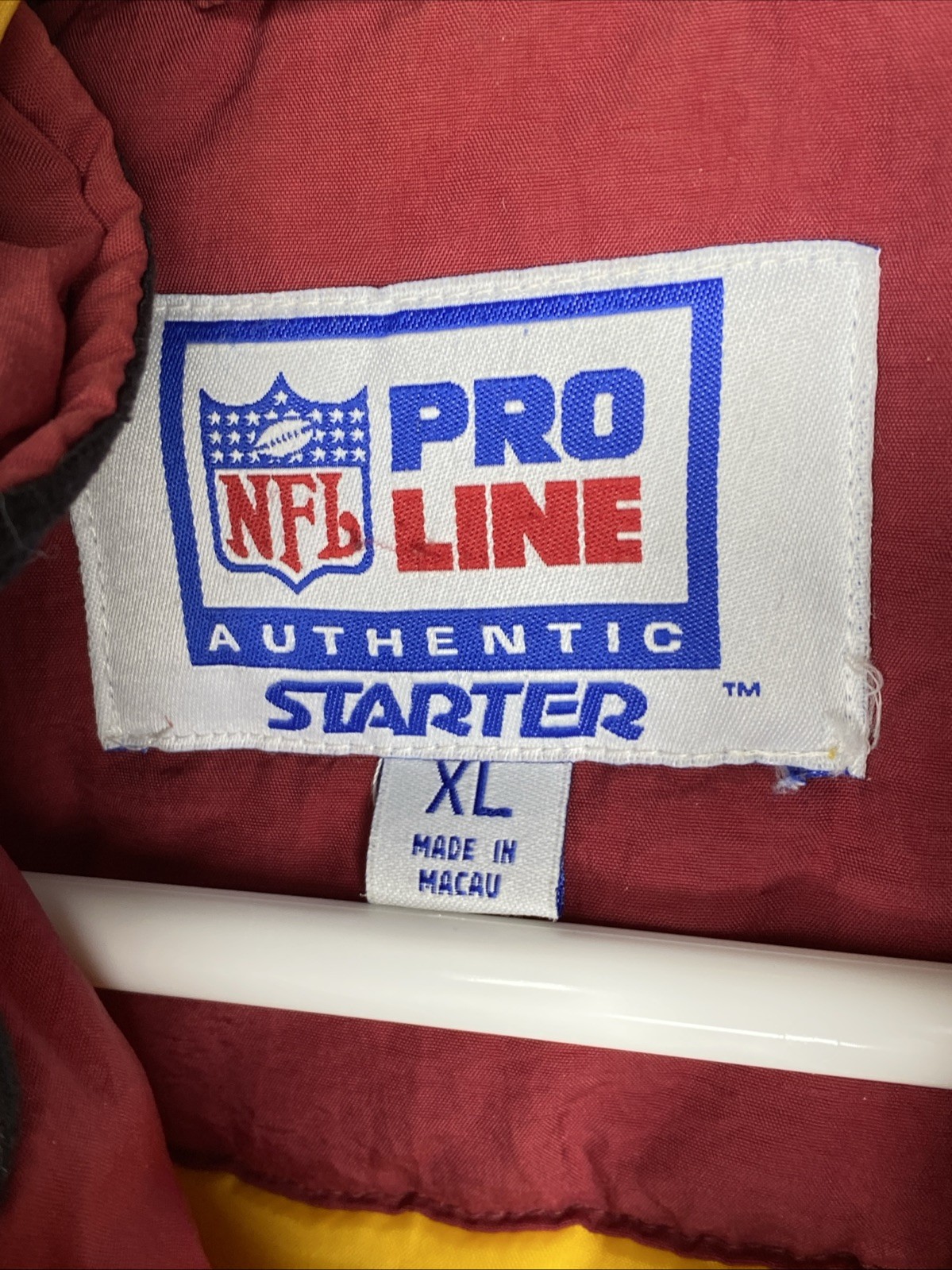 Vintage Starter Pro Line Washington Redskins Bomber Jacket Size XL Good Cond!