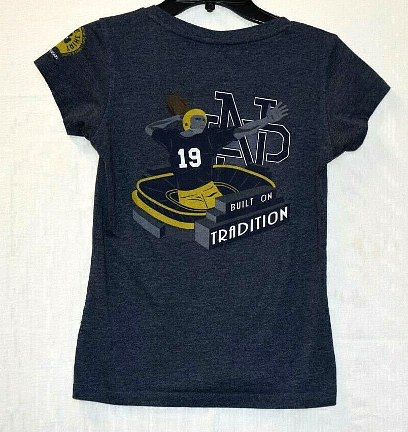 The Shirt 30 years Notre Dame football logo t shirt women’s small