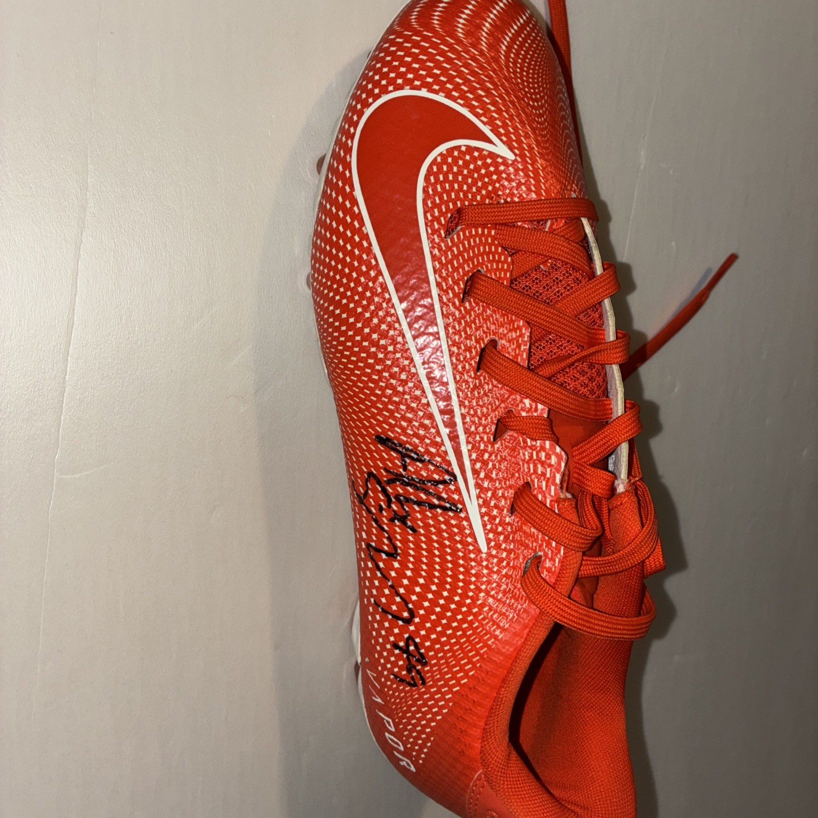 Alex Singleton Autographed cleat signed at event in person