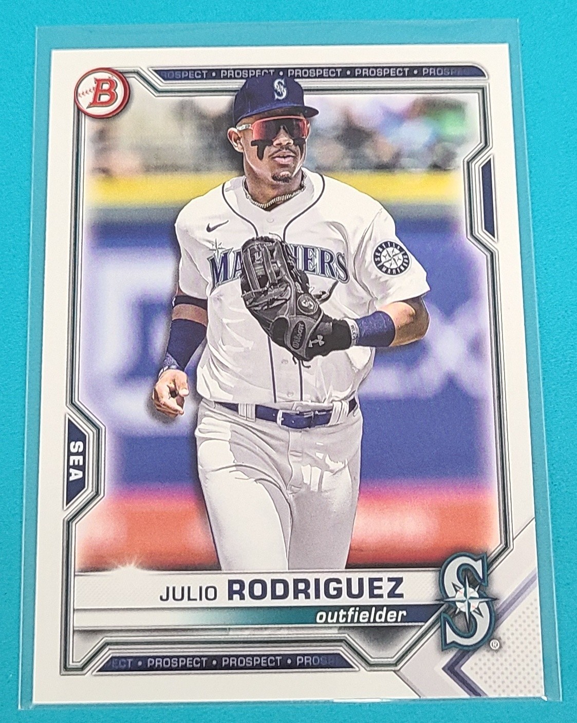 2021 Bowman Draft #BD-145 Julio Rodriguez Seattle Mariners Baseball Card J4