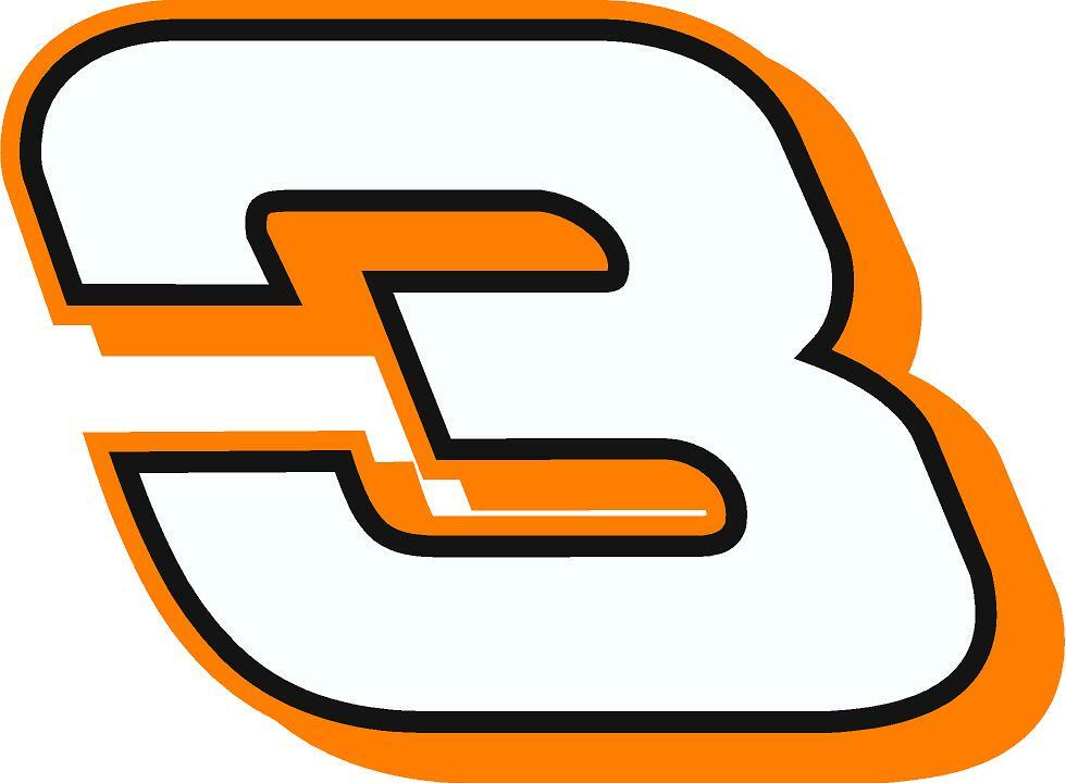 NEW FOR 2021 – #3 Austin Dillon Racing Sticker Decal – SM thru XL -Various color