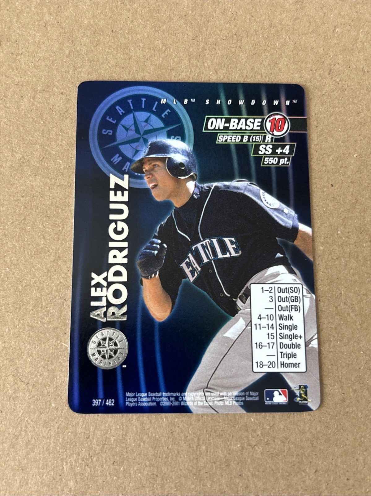2001 MLB Showdown – Foil Alex Rodriguez #397