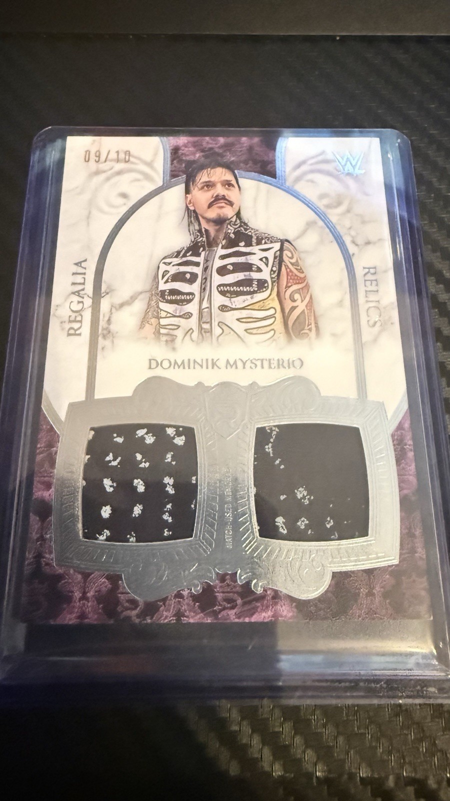 2025 Topps Royalty WWE – The Judgement Day Dominik Mysterio NASTY Dual Relic /10