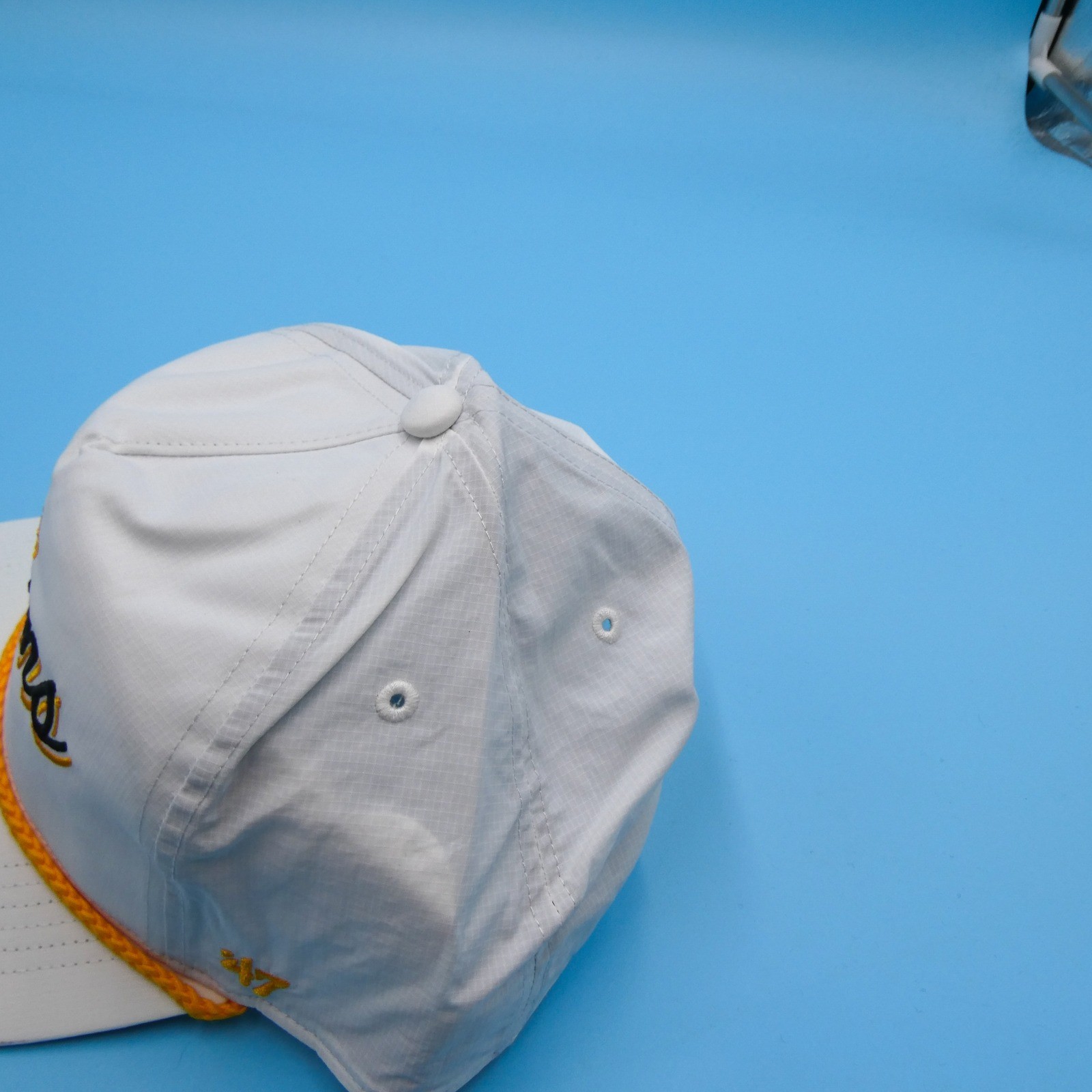 ’47 Brand Hat Mens One Size Hitch Boston Bruins White Rope Nylon Snapback Cap