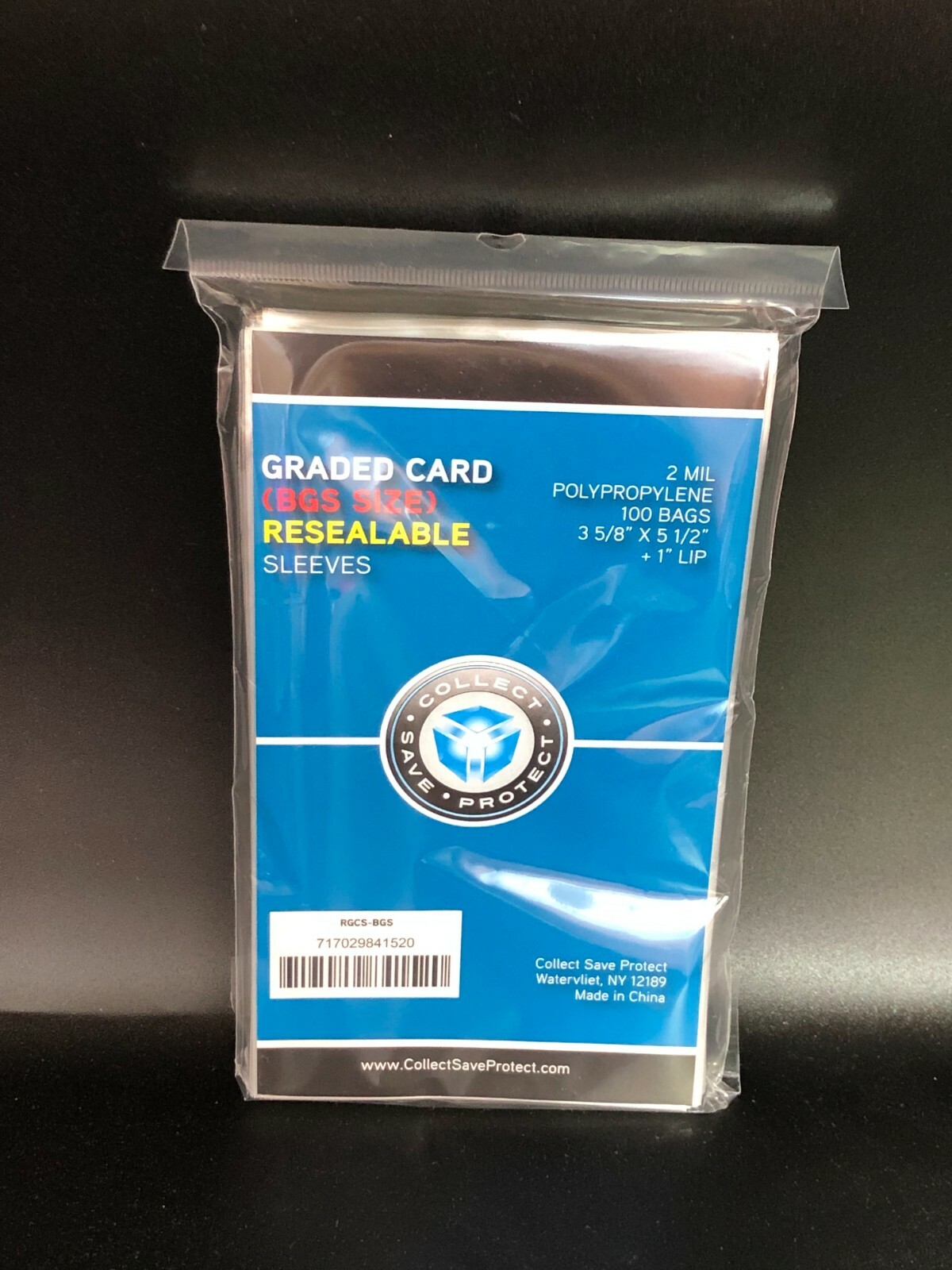 1000 BGS (Beckett) PSA Graded Card Sleeves Bags 2MIL 3 5/8 X 5 1/2 BGS SIZE