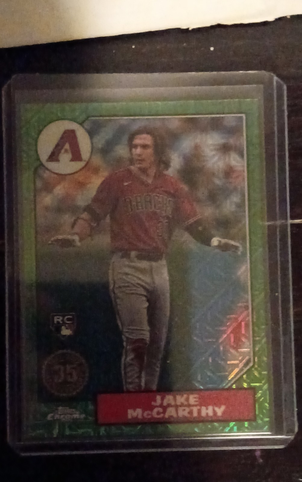 2022 Topps Series 2 – 1987 Topps Chrome Silver Pack Mojo Jake McCarthy /99 (RC)