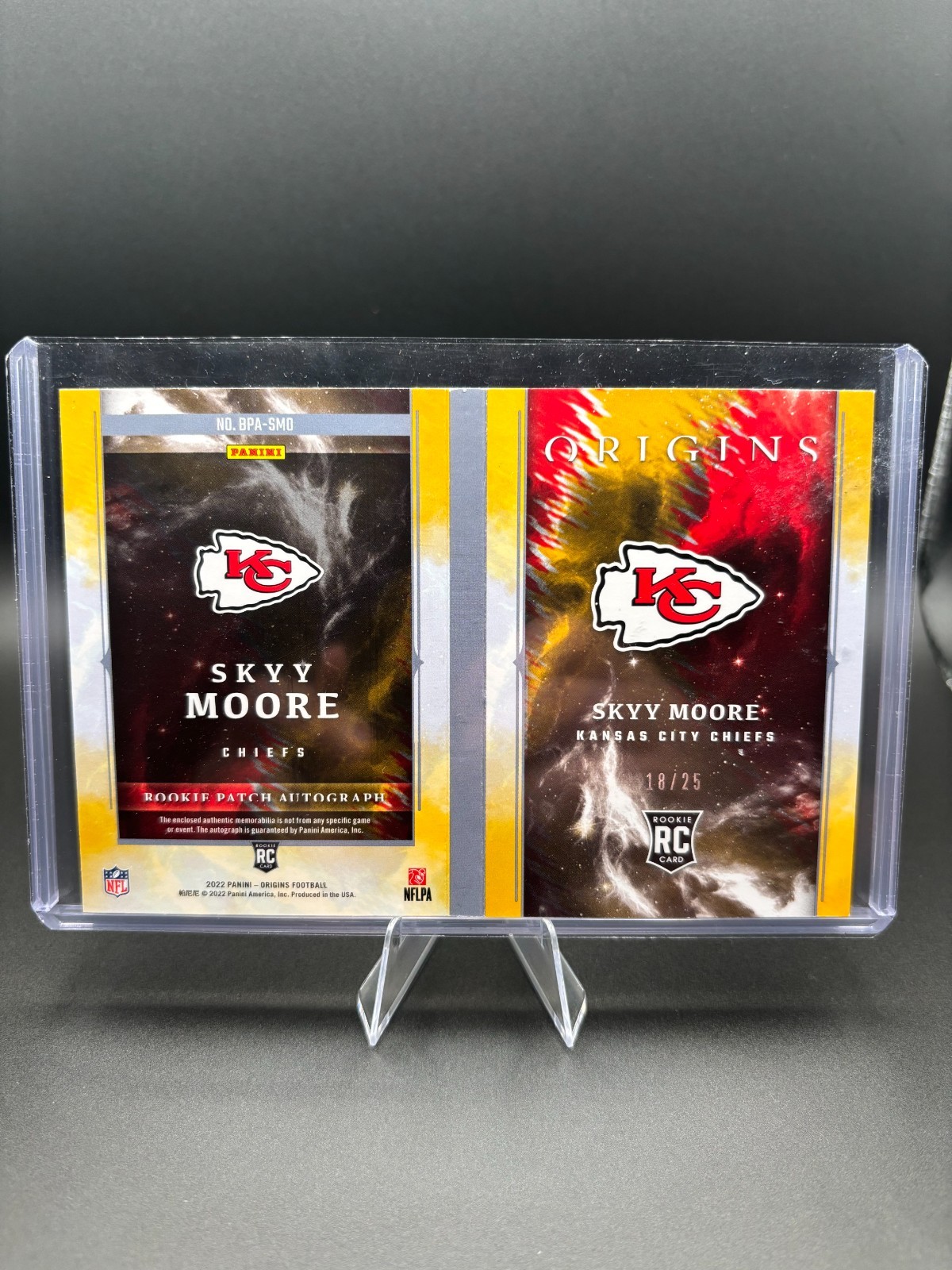 2022 Panini Origins Skyy Moore RPA Booklet #BPA-SMO /25