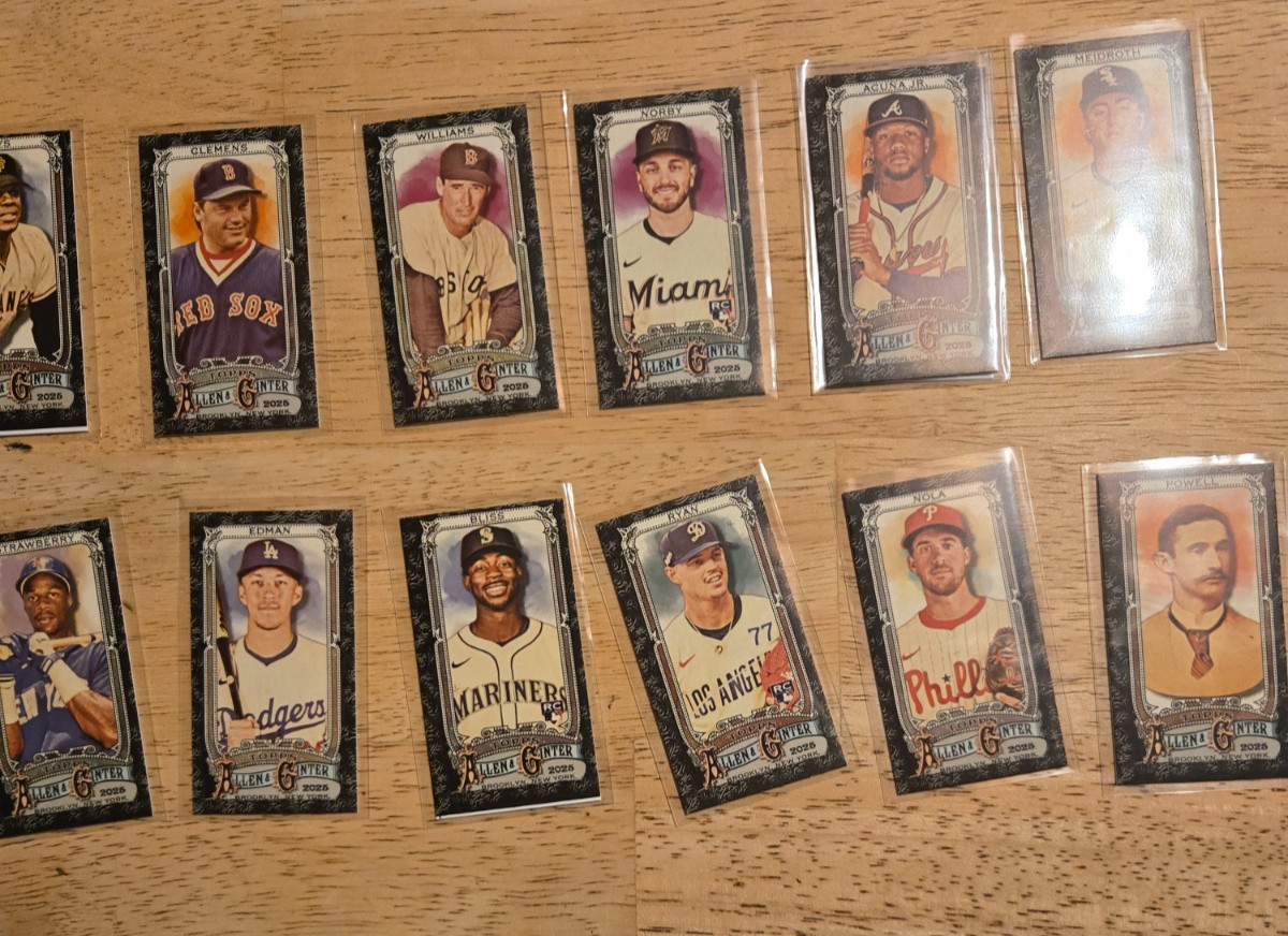 2025 Topps Allen & Ginter Mini Black Border YOU PICK