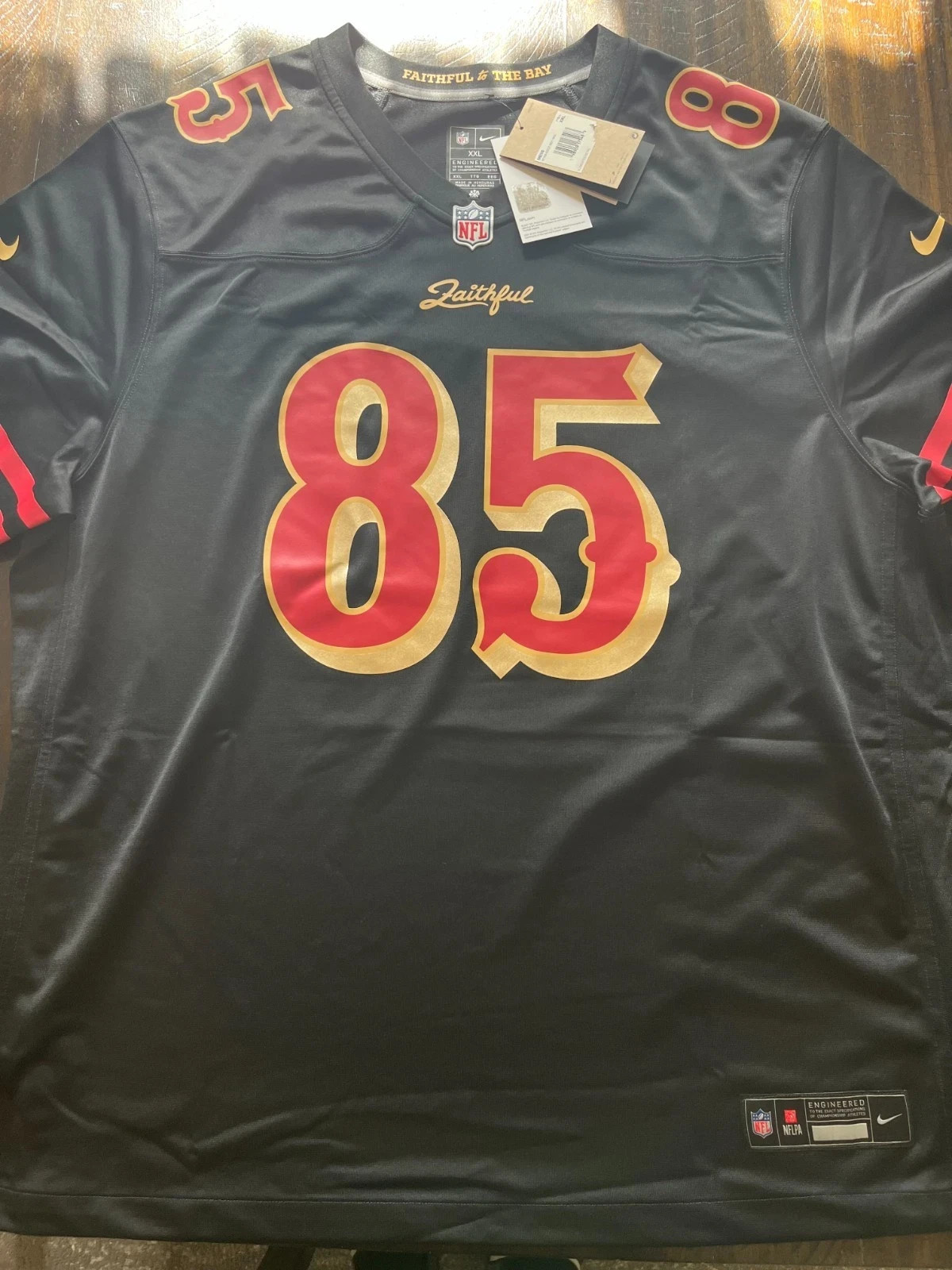George Kittle San Francisco 49ers Nike Rivalries Collection Game Player Jersey