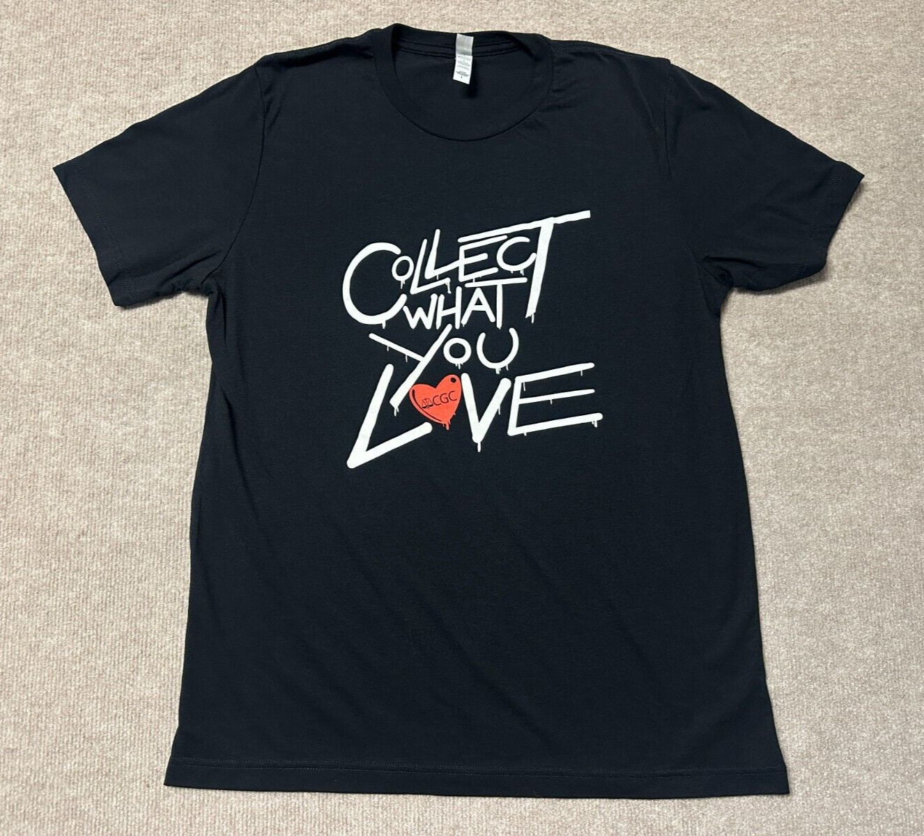 CGC Cards Collect What You Love T-Shirt Size Large Black Sports Card TCG Grading