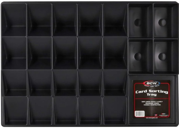 BCW 24 Cell Card Sorting Tray Trading Card Organizer Grader Collector Tool