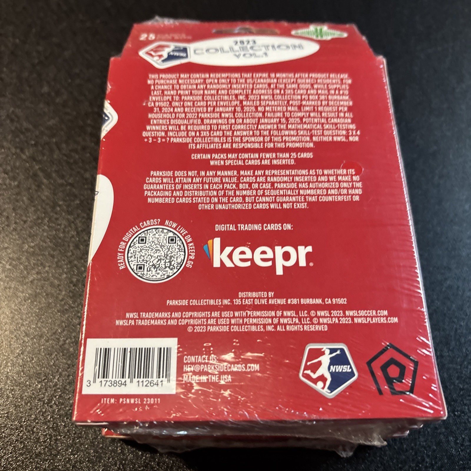 2023 Parkside NWSL Collection Vol. 1 (3 Hanger Boxes) Rookies Parallels Autos🔥