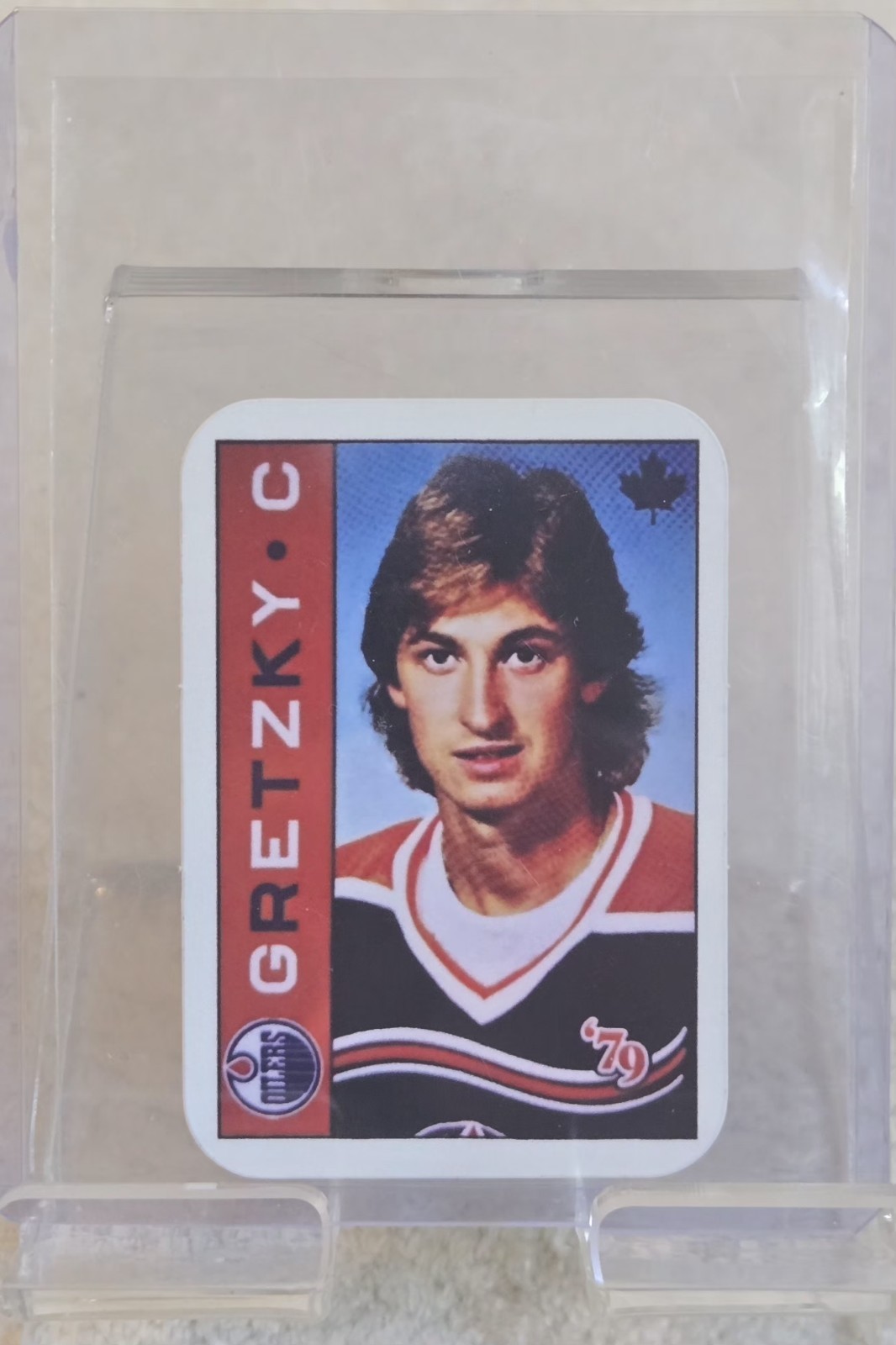 1979 Wayne Gretzky Rookie Edmonton Oilers Promo Card Future Star