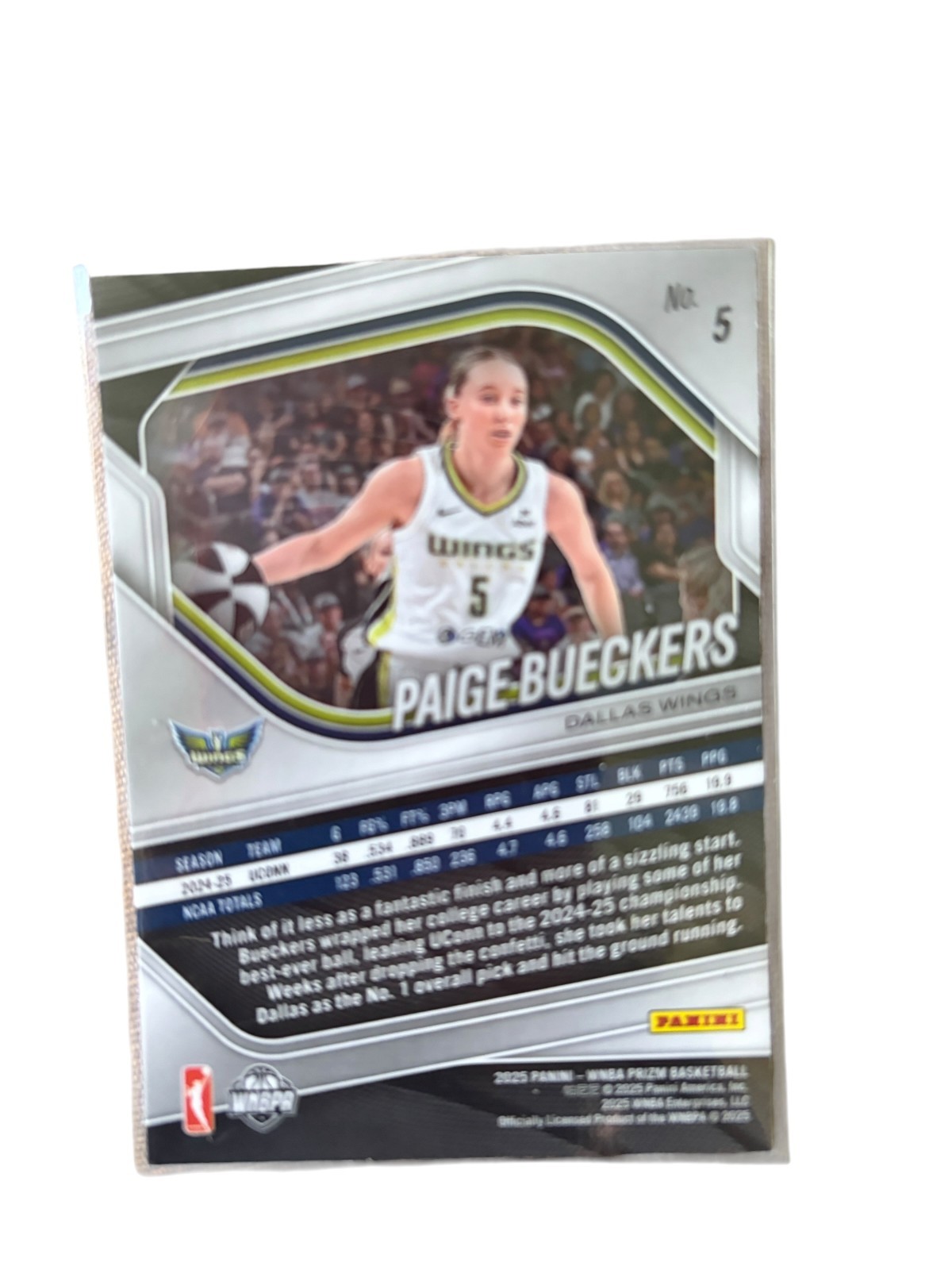 WNBA Panini Prizm 2025 Finish Your Collection Cailin Clark Paige Bueckers A’ja W