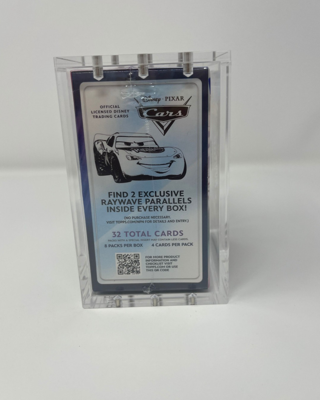 Acrylic Display Case Magnetic Lid FITS 2026 Topps Chrome DISNEY Blaster Box