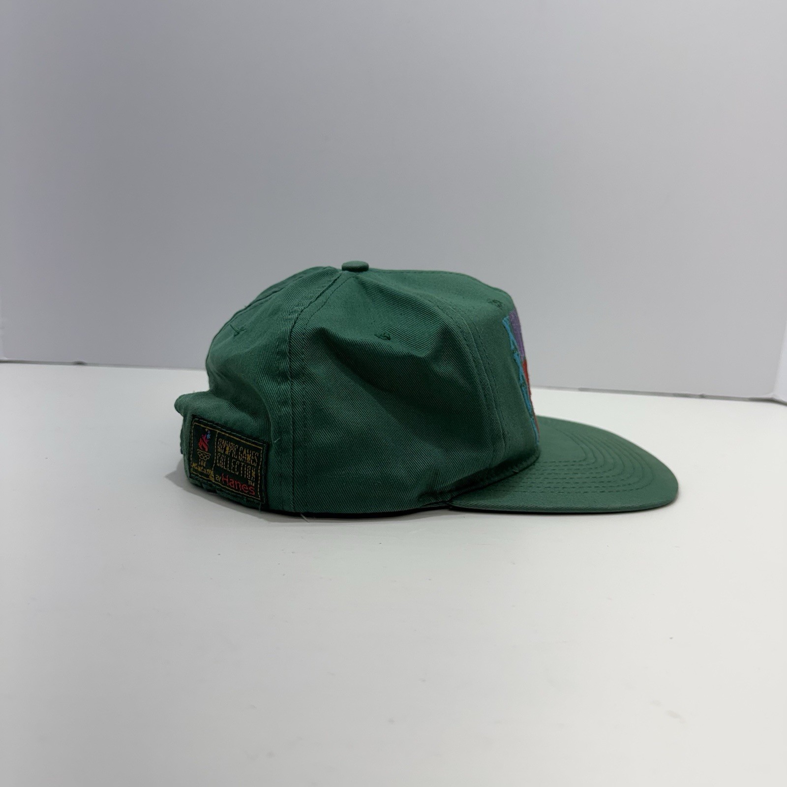 1996 Atlanta Olympics XXVI Snapback Hat Green Vintage
