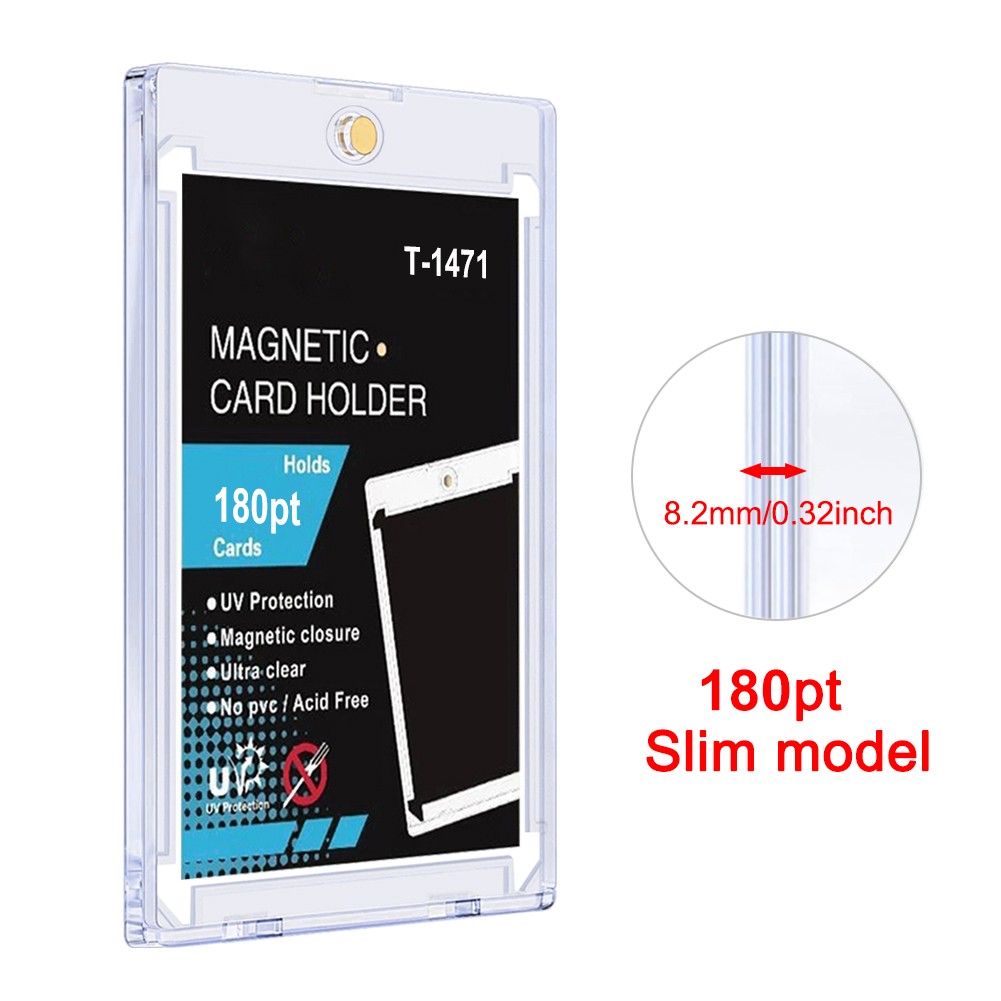 55-360PT Slim Magnetic Card Holder UV Protection for Sport Trading Baseball Card