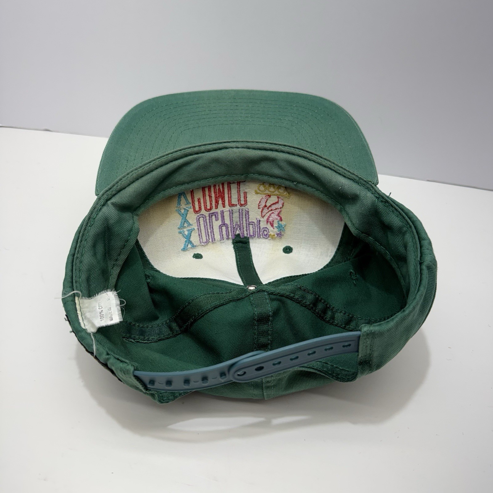 1996 Atlanta Olympics XXVI Snapback Hat Green Vintage
