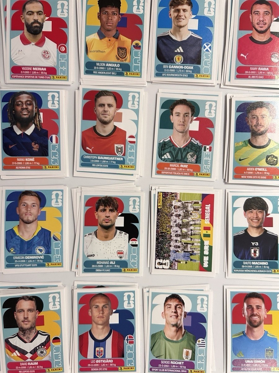 FIFA World Cup 2026 – Individual Stickers – Groups G to L