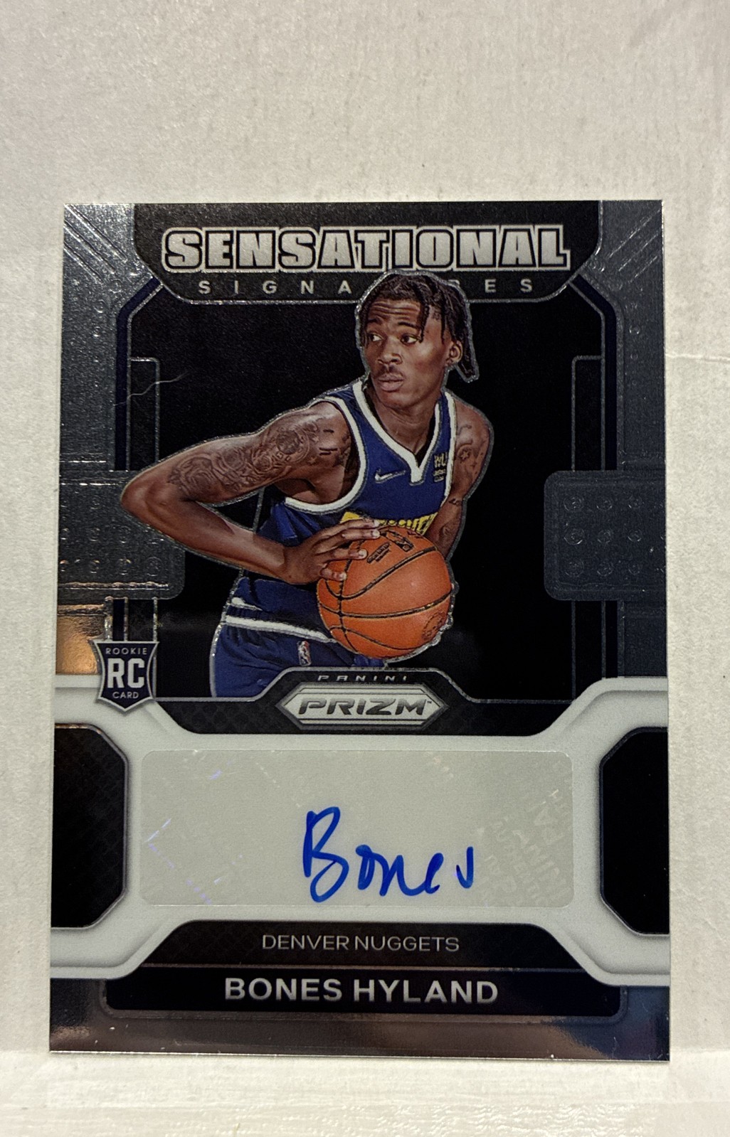 2021-22 Panini Prizm – Sensational Signatures Bones Hyland #SS-NAH (AU, RC)