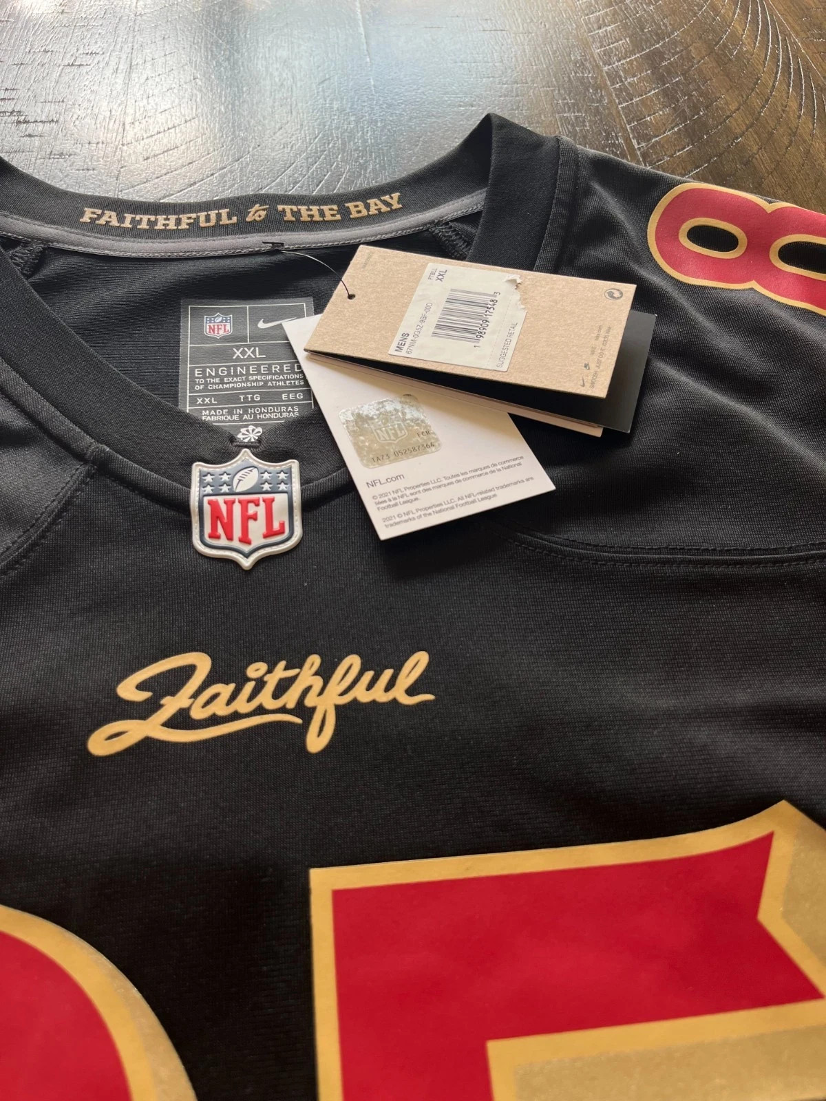 George Kittle San Francisco 49ers Nike Rivalries Collection Game Player Jersey