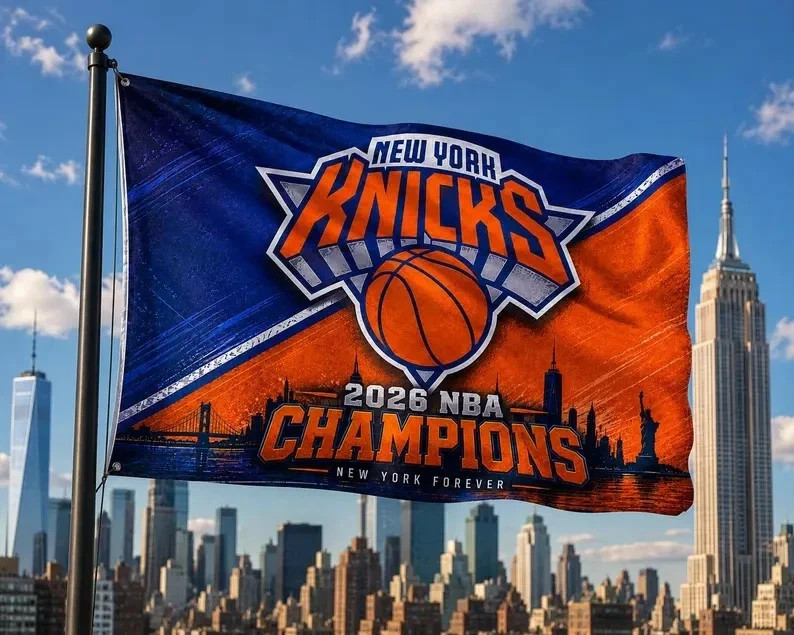 N.Y Team Knicks 2×3,3×5,4×6,5×8 FT Flag USA Fast Shipping