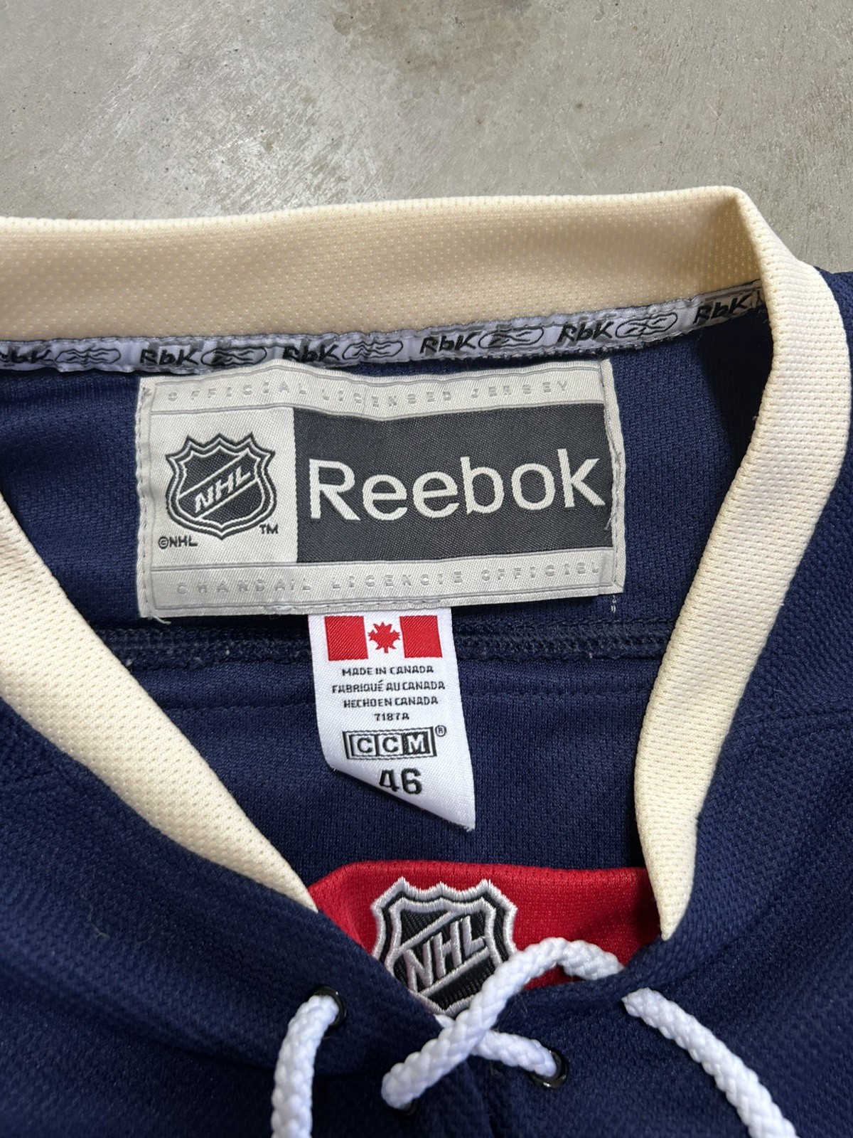 New York Rangers Lundqvist 85th Anniversary Jersey Reebok NHL Hockey Mens Sz 46