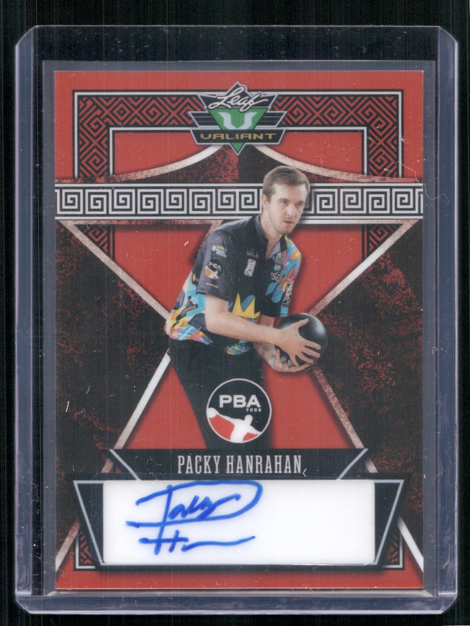 2025 Leaf Eclectic PBA #V-PH1 PACKY HANRAHAN AUTO /9