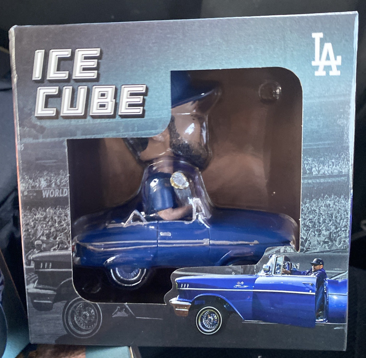 2026 Dodgers Ice Cube Lowrider WS Trophy Bobblehead 5/12/26