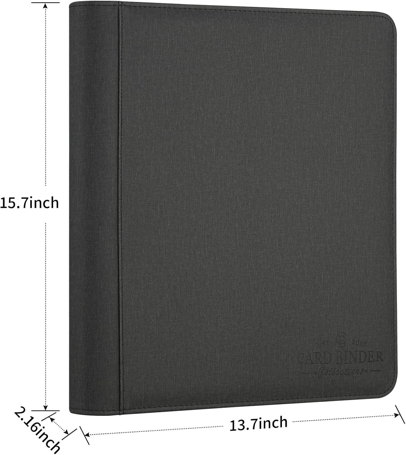 Toploader Binder Holds 288 Toploaders 9 Pocket Top Loader Binders for 3 x 4”