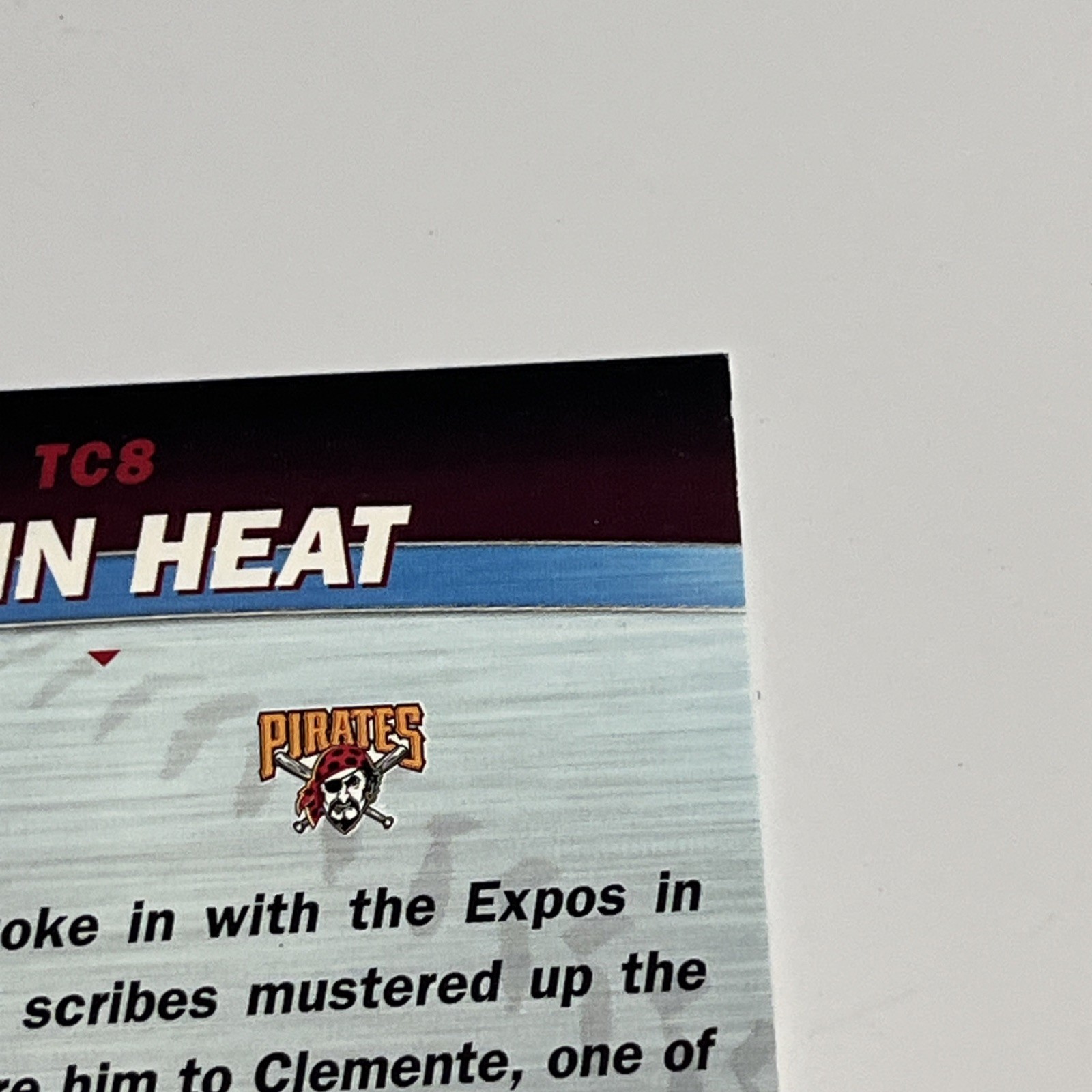2000 TOPPS LATIN HEAT ROBERTO CLEMENTE/VLADIMIR GUERRERO #TC8 NM/MT