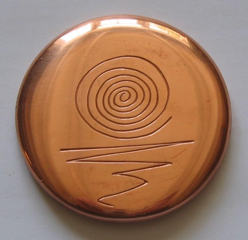 Official Olympic Participation Medal Barcelona 1992 in Unfinished Copper Rare!