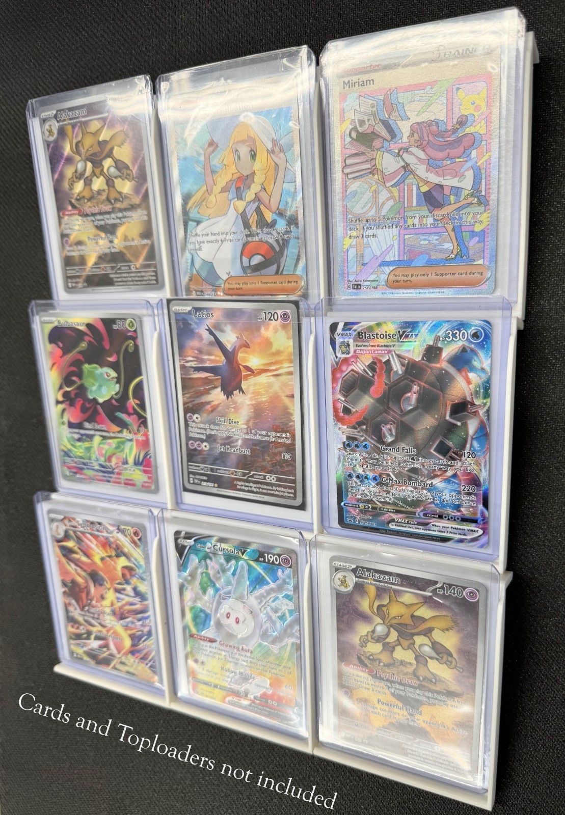 [40-pack] Card Risers Top Loader for Sports Trading Card Games TCG – Stackable