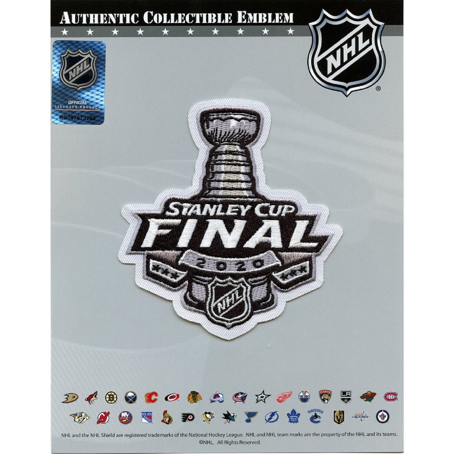 2020 Stanley Cup Finals Jersey Patch