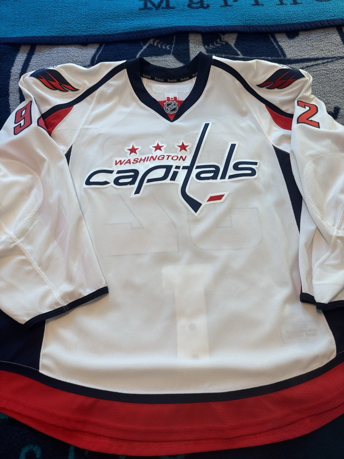Washington Capitals Reebok Edge 58 #92 No Namebar NHL 2013-14