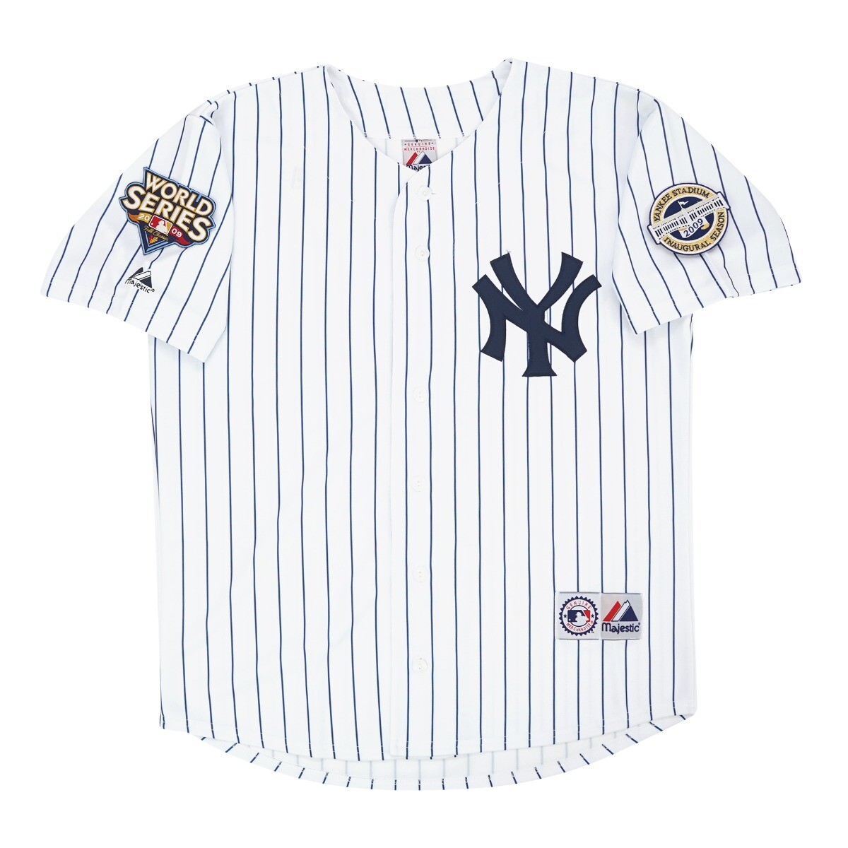 Hideki Matsui 2009 New York Yankees World Series White Home Men’s Jersey (S-3XL)