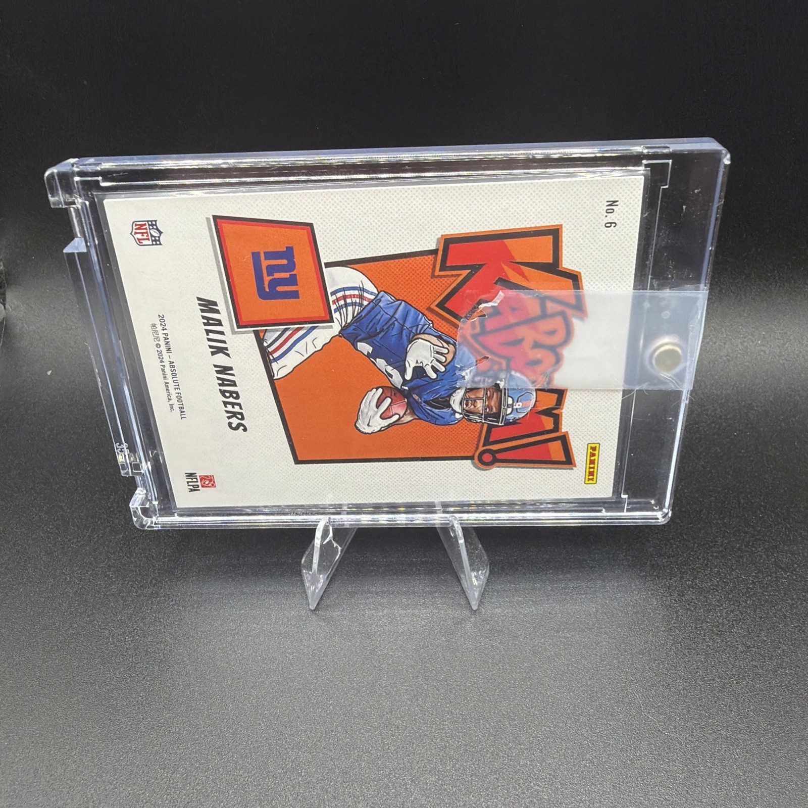 2024 Panini Absolute – Kaboom! Horizontal Malik Nabers #6 (RC)