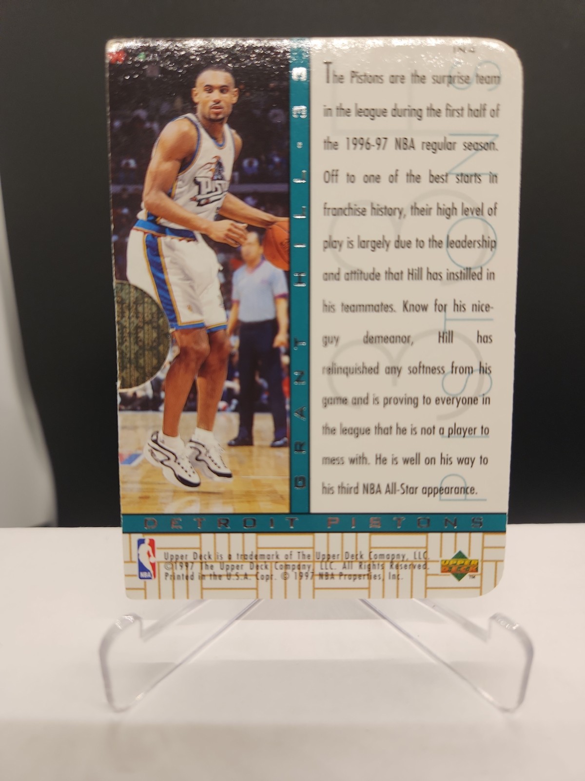 1996-97 SP – Inside Info Grant Hill #IN4