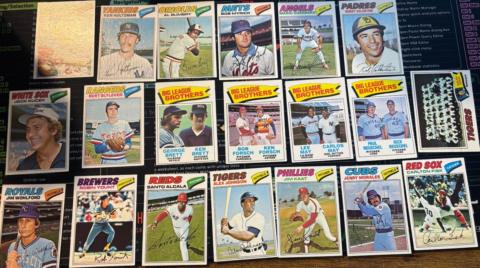 1977 Topps Baseball U-Pick #541-660 VGEX+ Free Shipping on 3+ Cards!