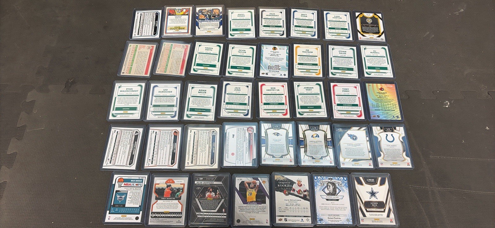 Small Low End Multi Sports Card Lot Rookies Parallels Numbered Etc