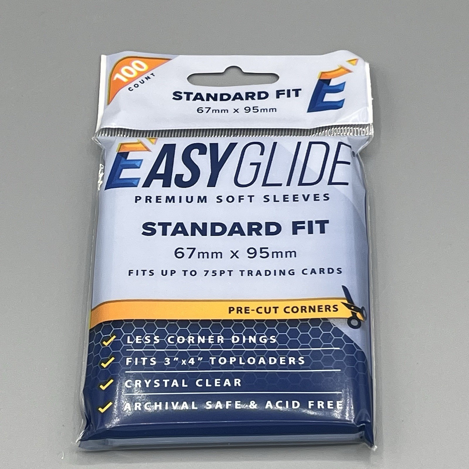 Cardshellz Easy Glide Soft Sleeves Premium Sleeves w/ Pre-cut Corners 100 Ct.