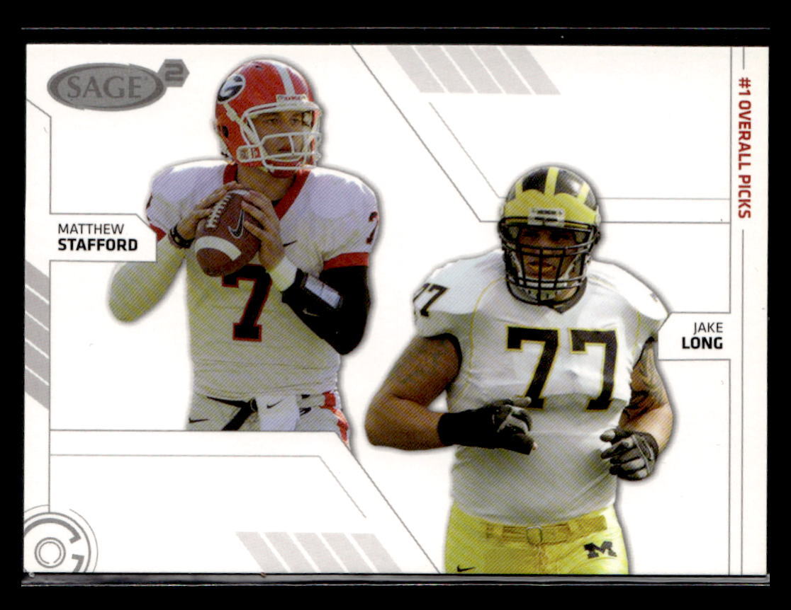 2009 SAGE Squared #16 Matthew Stafford / Jake Long