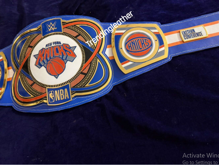 New York Knicks Legacy Title Belt Championship Belt Adult Size Replica