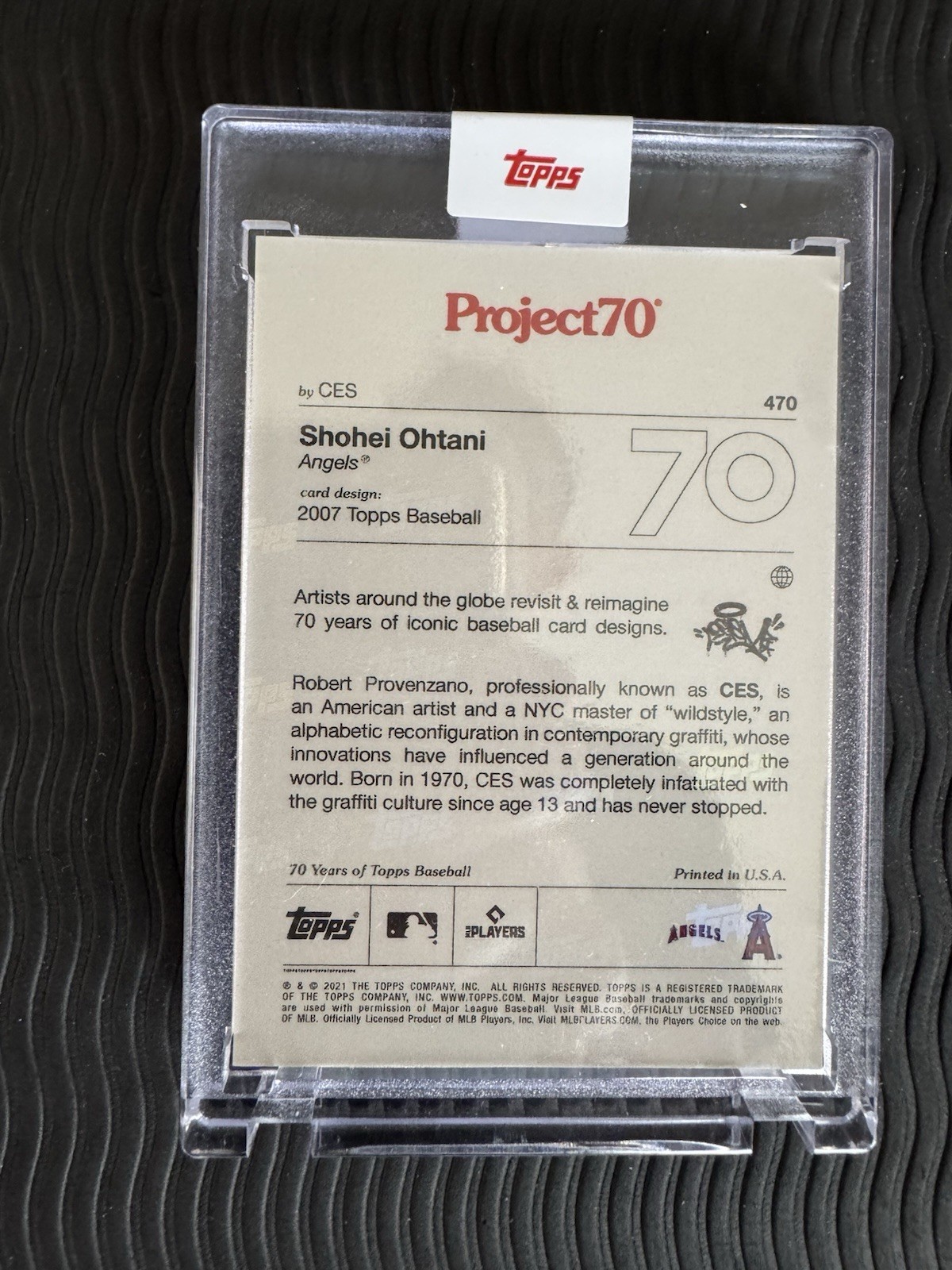 2021 Topps Project 70 – CES Shohei Ohtani #470 2007 Topps Baseball /3602