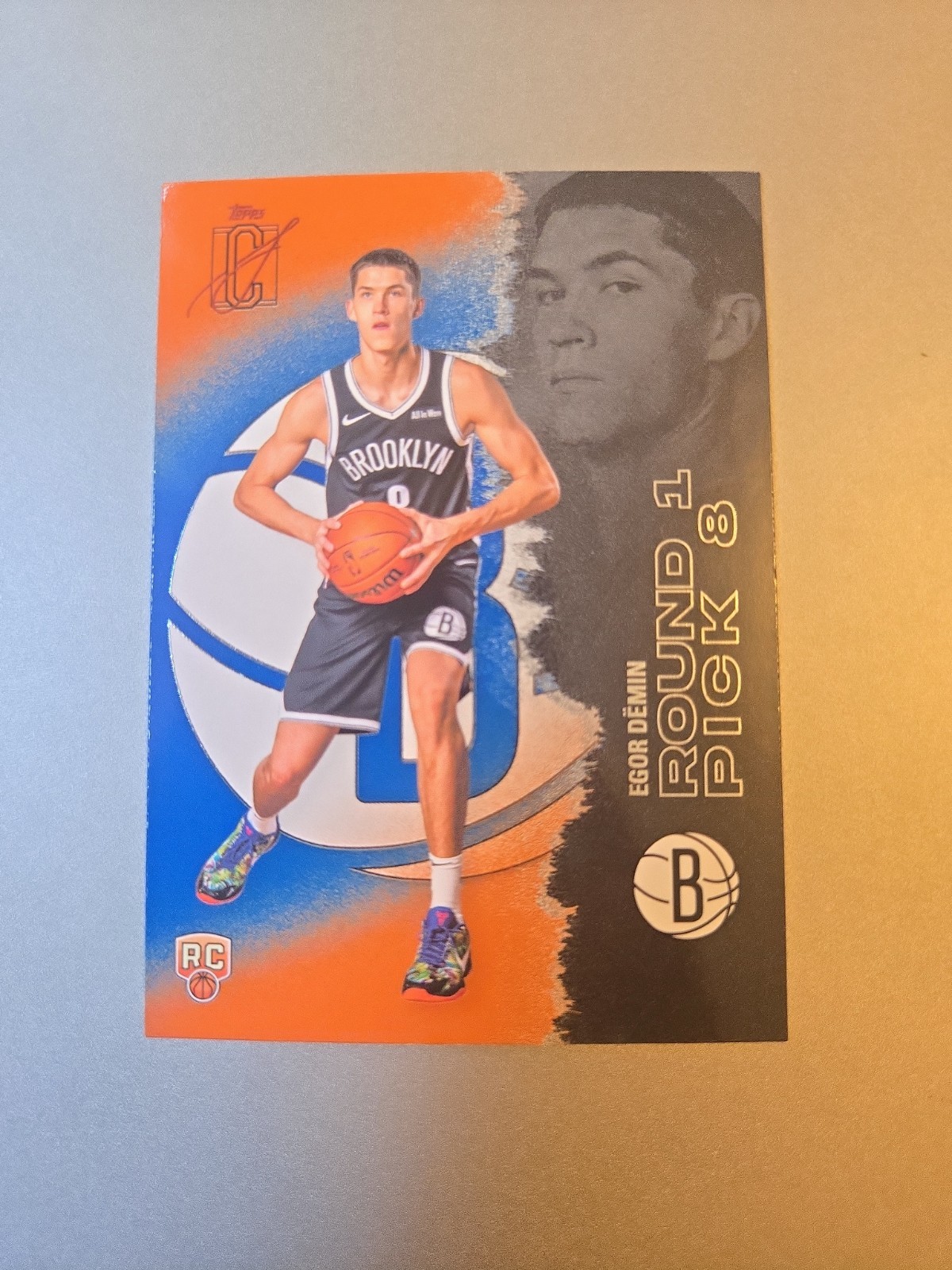 2026 Topps Signature Series Egor Demin #108 Blue And Orange RC