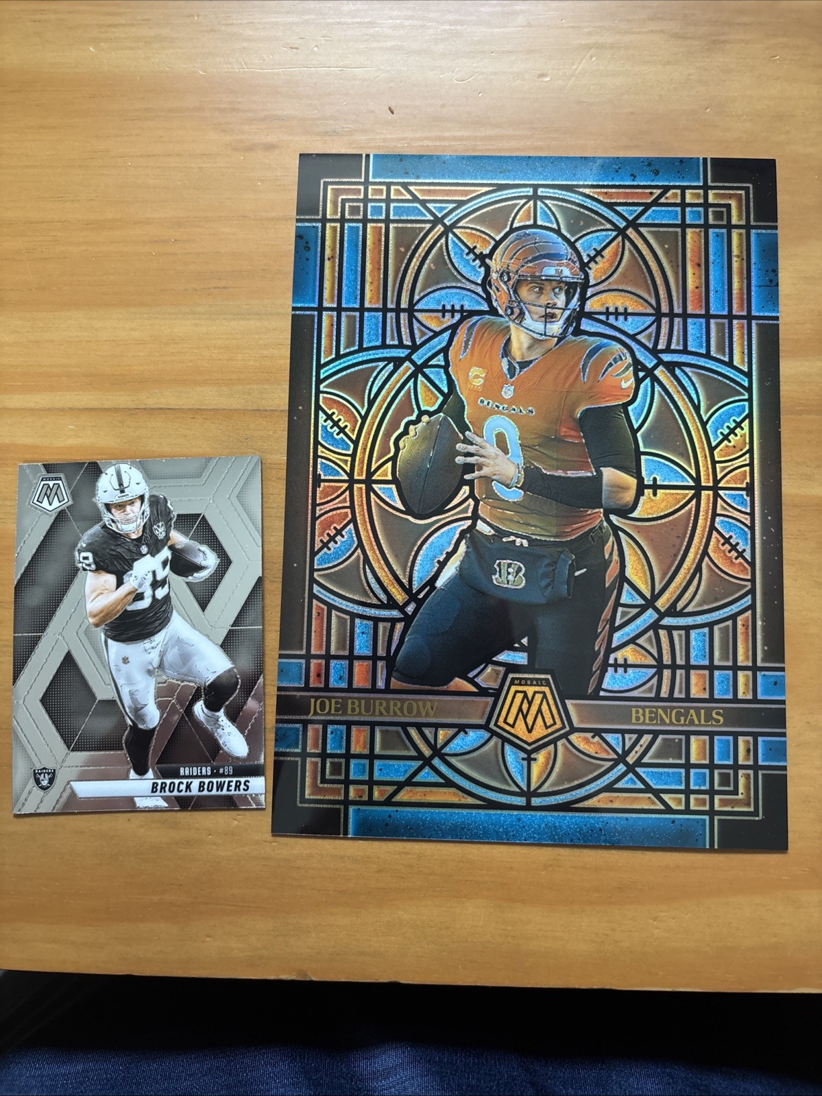 2025 Panini Mosaic #5 Joe Burrow Stained Glass Oversized Jumbo