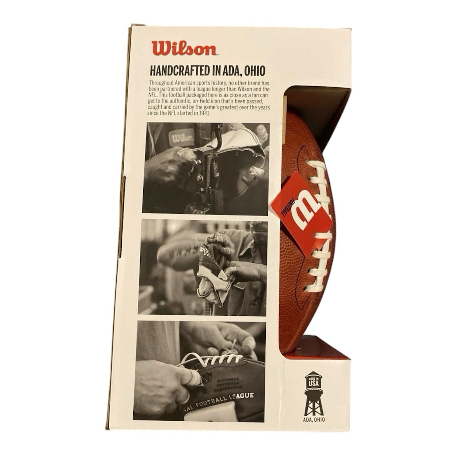 THE DUKE NFL FOOTBALL Wilson Official NFL Game Football Goodell
