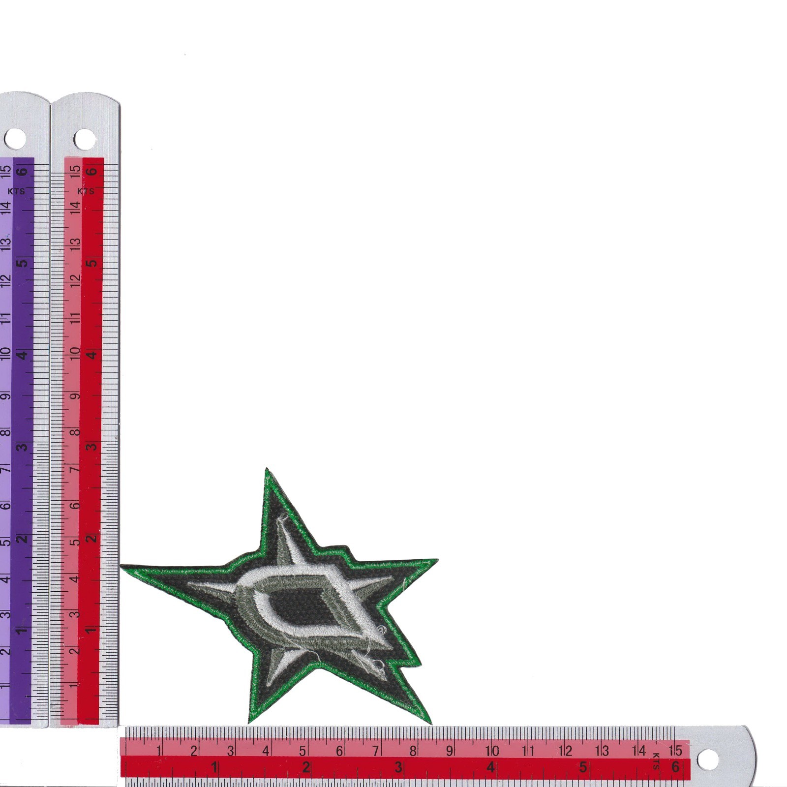 Wholesale Dallas Stars Logo Size 3.3 in x 2.8 in Sew Embroidered Iron On Patches