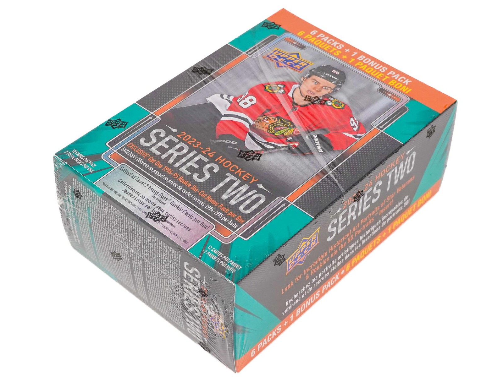 2023/24 UPPER DECK SERIES 2 HOCKEY MEGA BOX (1994/95 ROOKIE DIE-CUT BONUS PACK!)